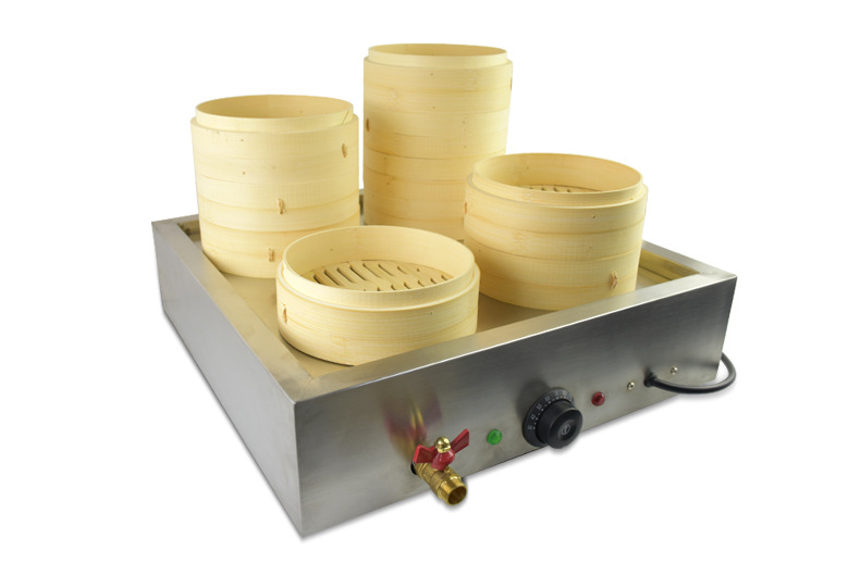 新款热销 小型蒸包机 商用电热蒸包炉 台式不锈钢四孔蒸包子机