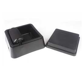 diy油边工具 黑色塑料盒 边油盒 涂油边工具 油边斗 上胶水盒