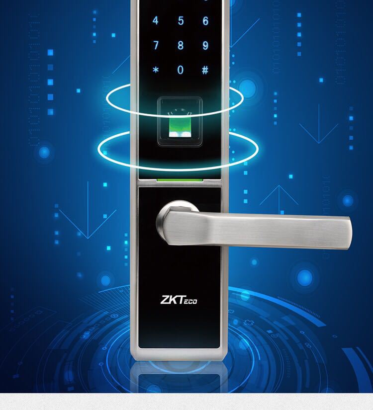 中控科技智能锁 指纹锁密码刷卡机械钥匙锁tl100 广州直营包安装