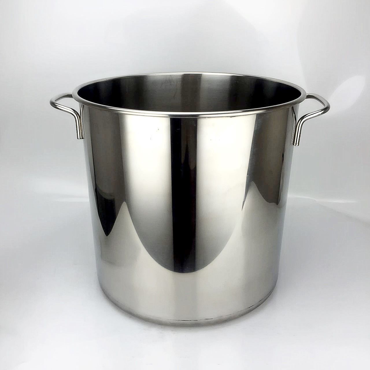 304加高汤桶不锈钢特厚2.5复底汤锅提桶双耳汤桶带磁汤桶矮身汤锅