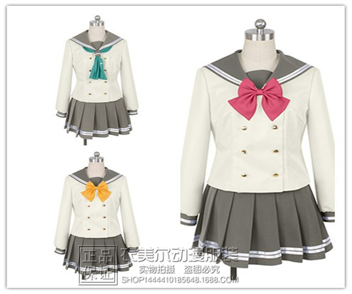 现货lovelive sunshine水团aqours秋季冬季校服水手服jkcosplay服