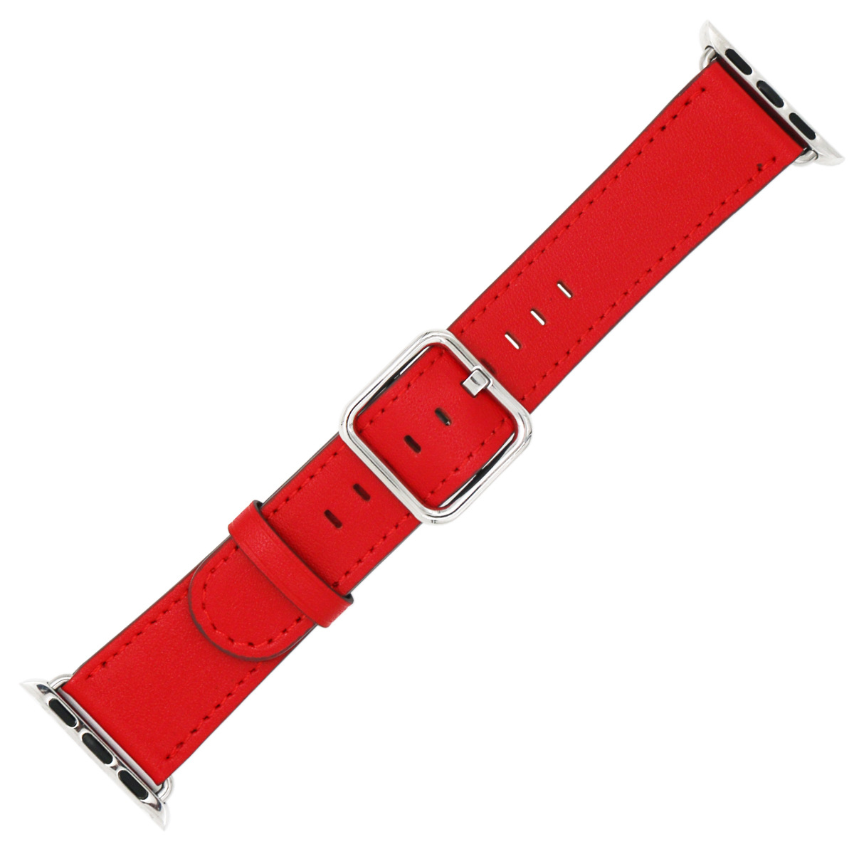 适用于apple watch真皮表带 苹果手表iwatch 经典扣式真皮腕带