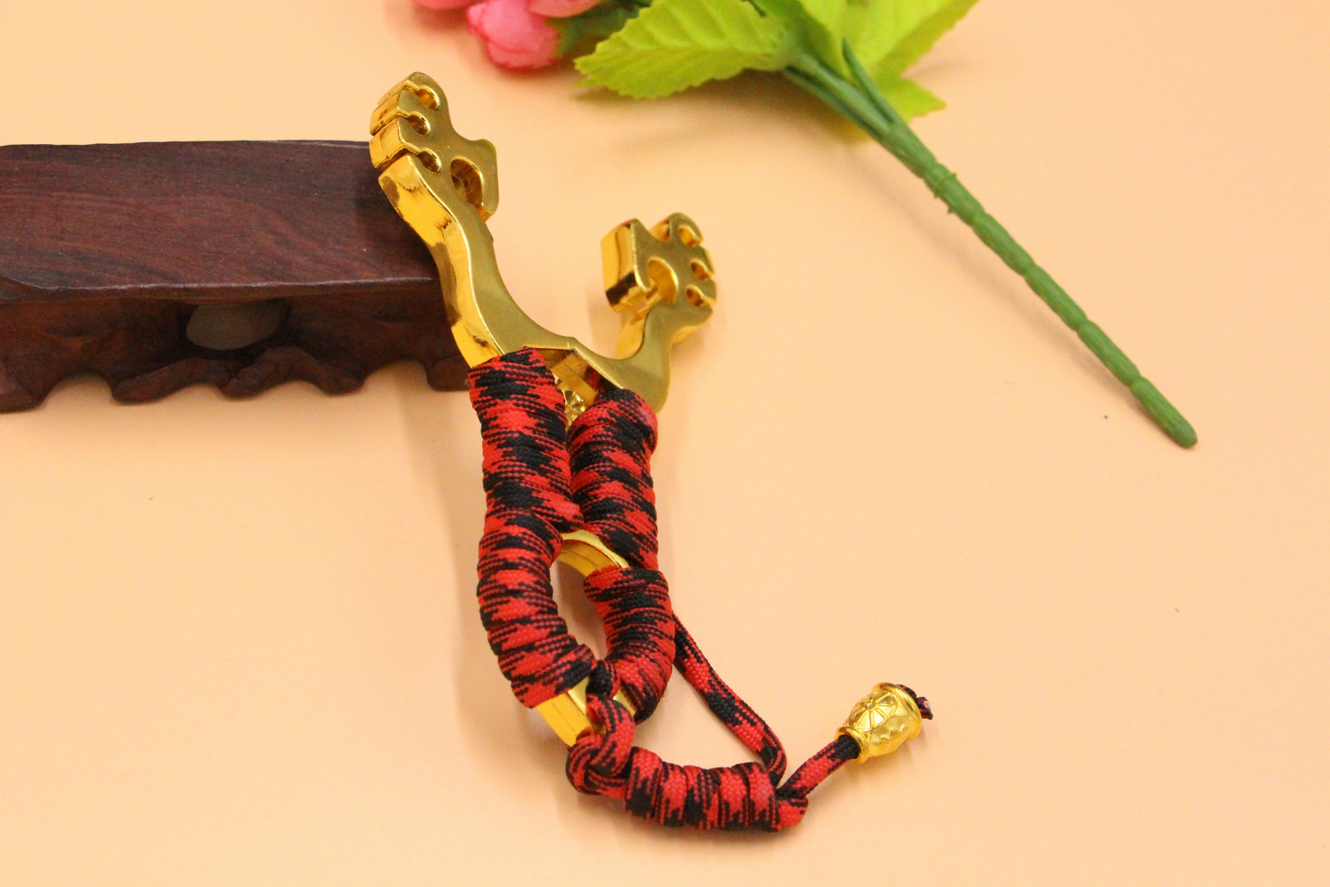 厂家直销 金丝猴合金三球卡弹弓 户外狩猎捕鱼射击传统弹弓批发