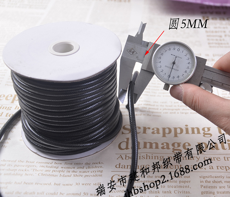 5.0mm韩国圆蜡绳 环保出口绳子 服装服饰 高档手腕绳 1卷33码