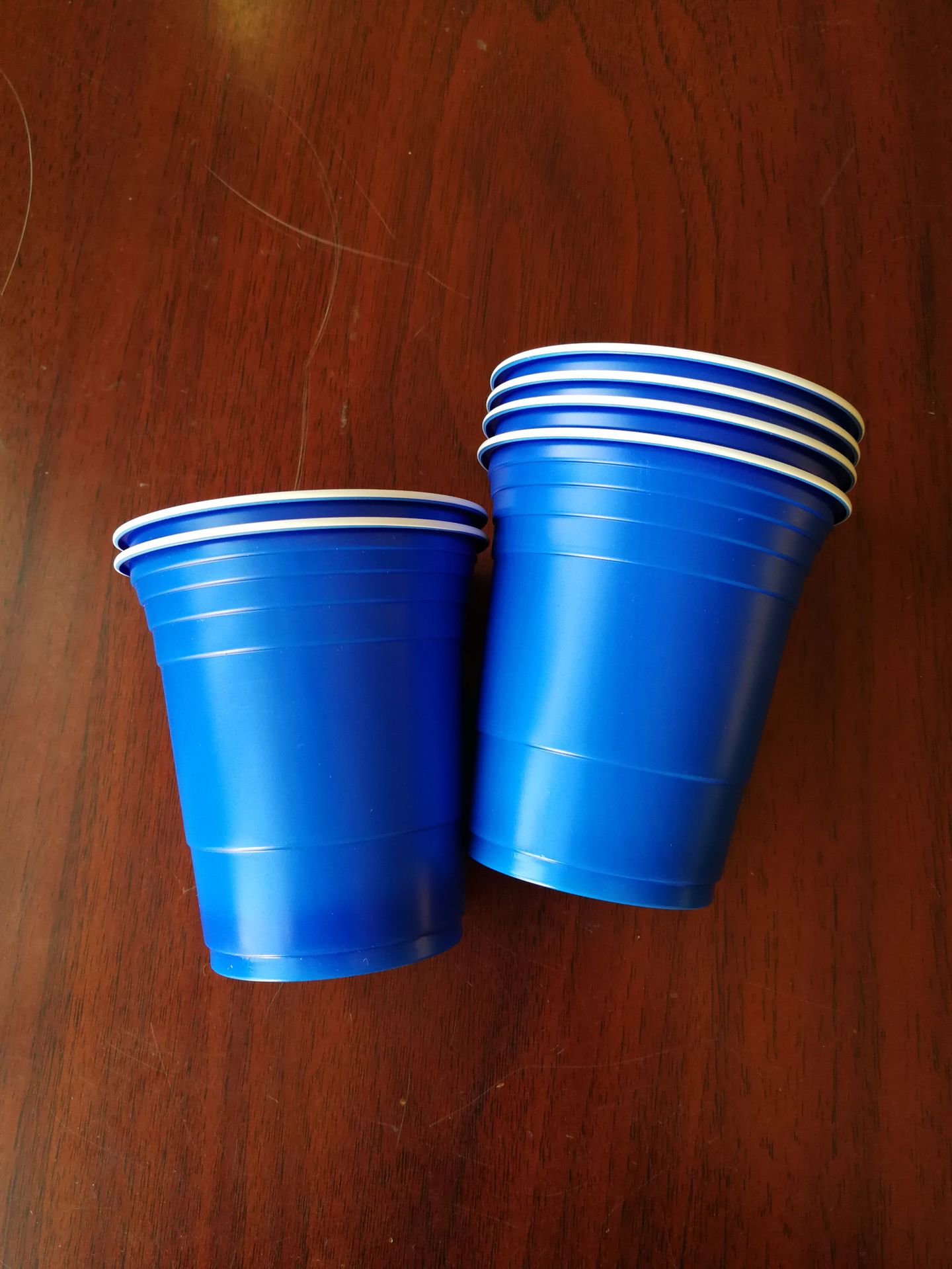 一次性塑料杯游戏杯300ml乒乓球游戏杯pp杯ps杯partycups叠叠杯