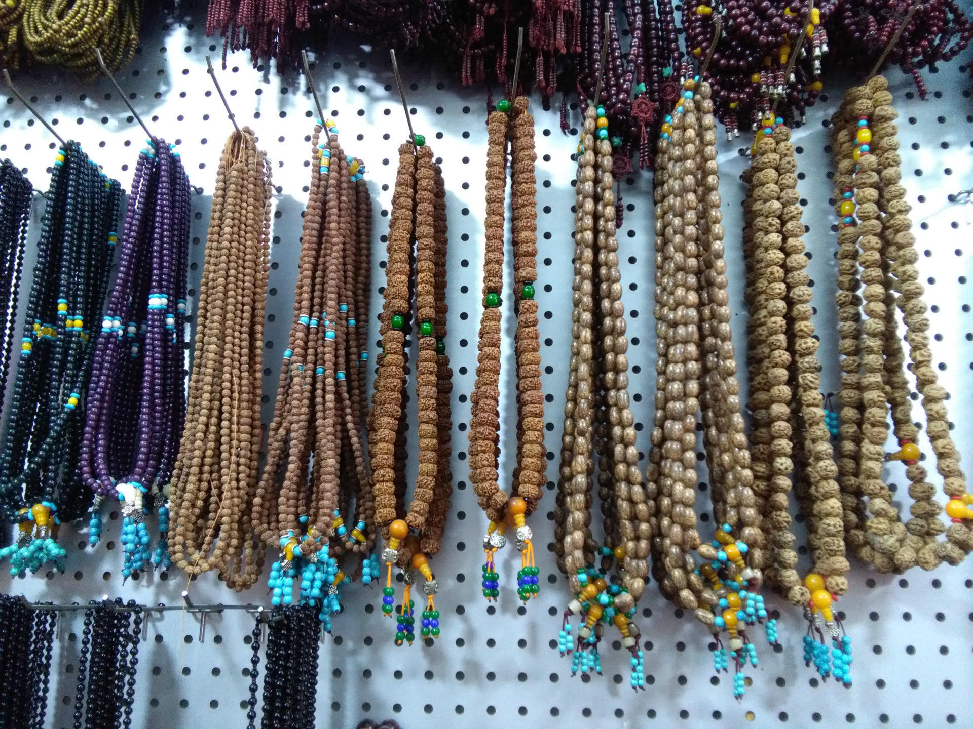 创业好项目10元模式 54颗天然菩提佛珠念珠手串项坠 展销庙会热销