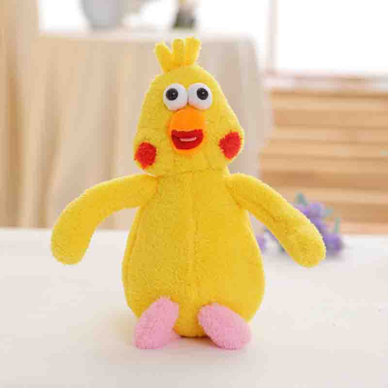 戴头套小黄鸡脆皮鸡鹦鹉兄弟公仔毛绒玩具鸡年吉祥物送男女朋友