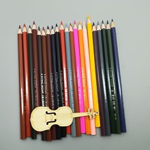 包邮水溶性绘画木制彩色铅笔学生专业彩笔学习用品