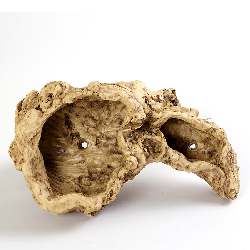 创意复古仿木桩树根木头花盆 多肉微景观植物花盆盆栽绿植 批发