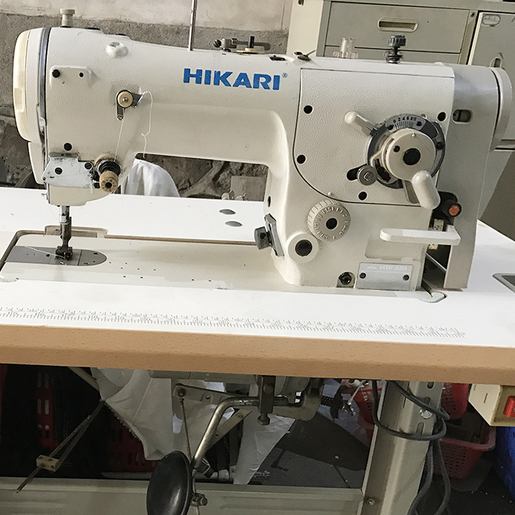 二手富山单针人字车 2284高速机械式曲缝机 全自动曲折缝纫机