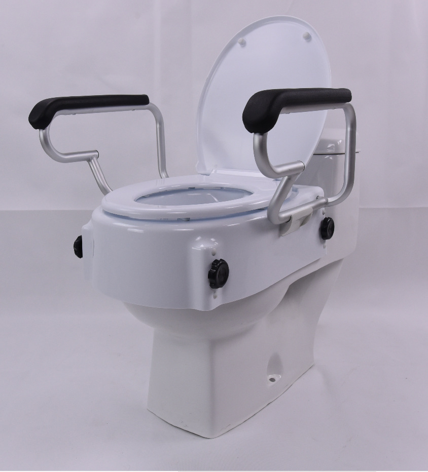 顺康泰 工厂直销卫浴安全马桶增高器带扶手马桶坐便器增高垫康复