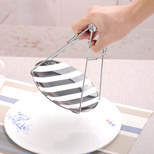 多功能不锈钢防烫取碗夹提碗器 创意厨房取盘夹子防滑提盘夹碗器