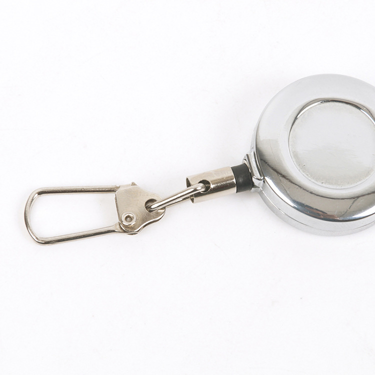 钢丝绳金属伸缩扣 双边挂扣式伸缩扣 钓鱼工具 渔具小配件 单只装