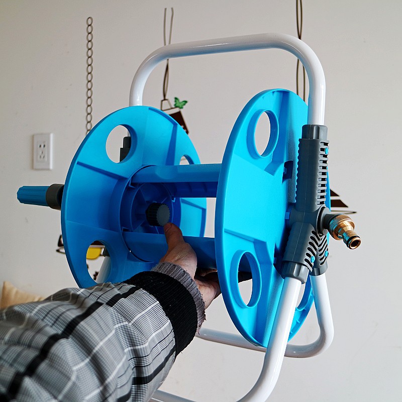 洗车水管收纳车 水枪收纳架 绕管器盘水管架 缠绕 卷管 花园浇花
