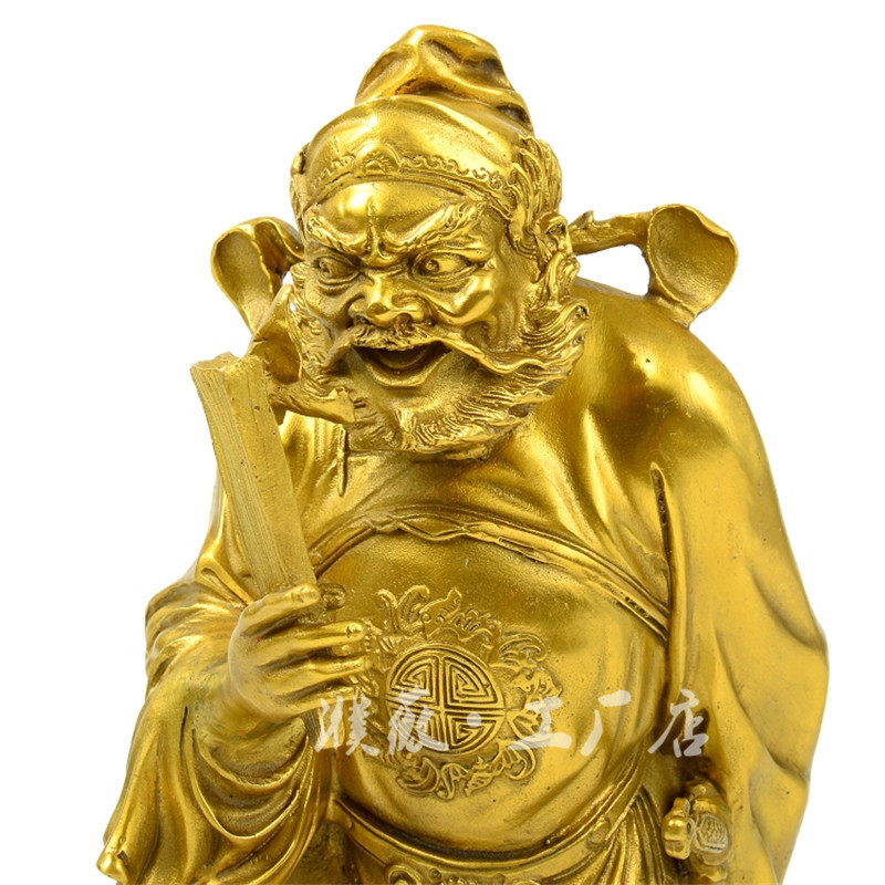 铜钟馗摆件 钟馗铜像 家居摆设