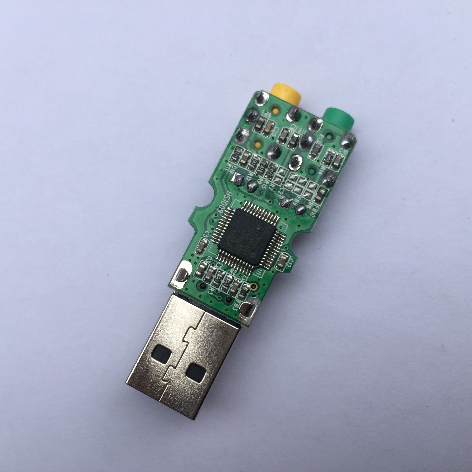 usb5.1 cmhs100b 贴片芯片 声卡 5.1声道 电脑外插声卡 贴片声卡