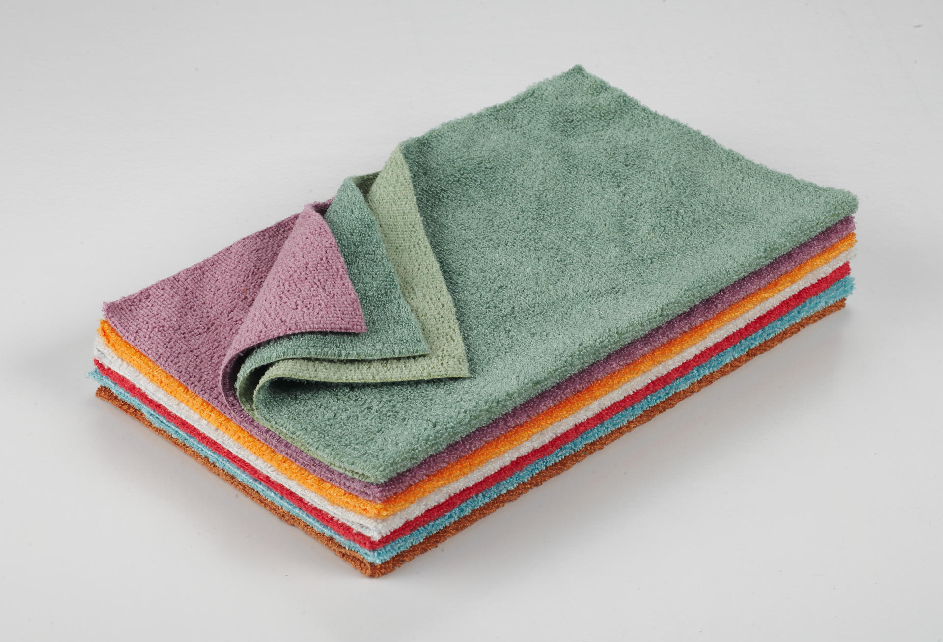 热切超细纤维经编毛巾直边方巾超吸水超除尘