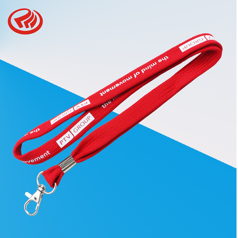 厂家定制 涤纶尼龙丝印针织编带挂绳 厂牌工牌工作证挂绳手机吊绳