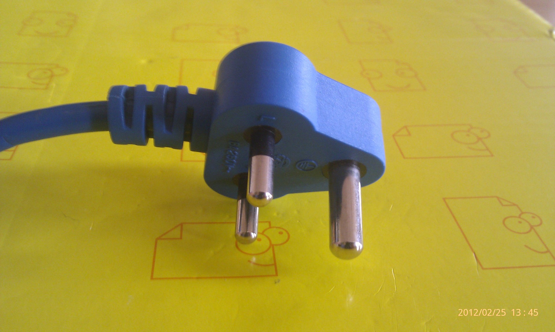 印度电源线 印度插头线 小南非电源线