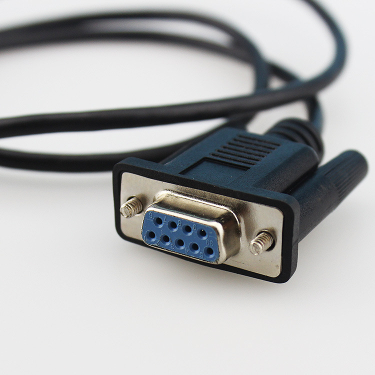 大din4p公转db9母,rs232串口数据线mini din对9孔com口线