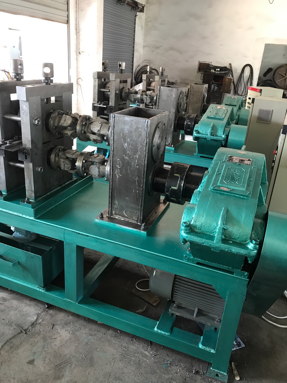 供应卷簧钢丝压扁生产线