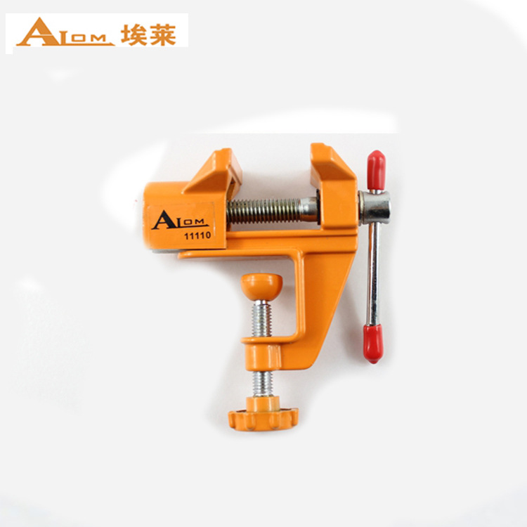 埃莱11110台钳铝合金钳身便携式台钳
