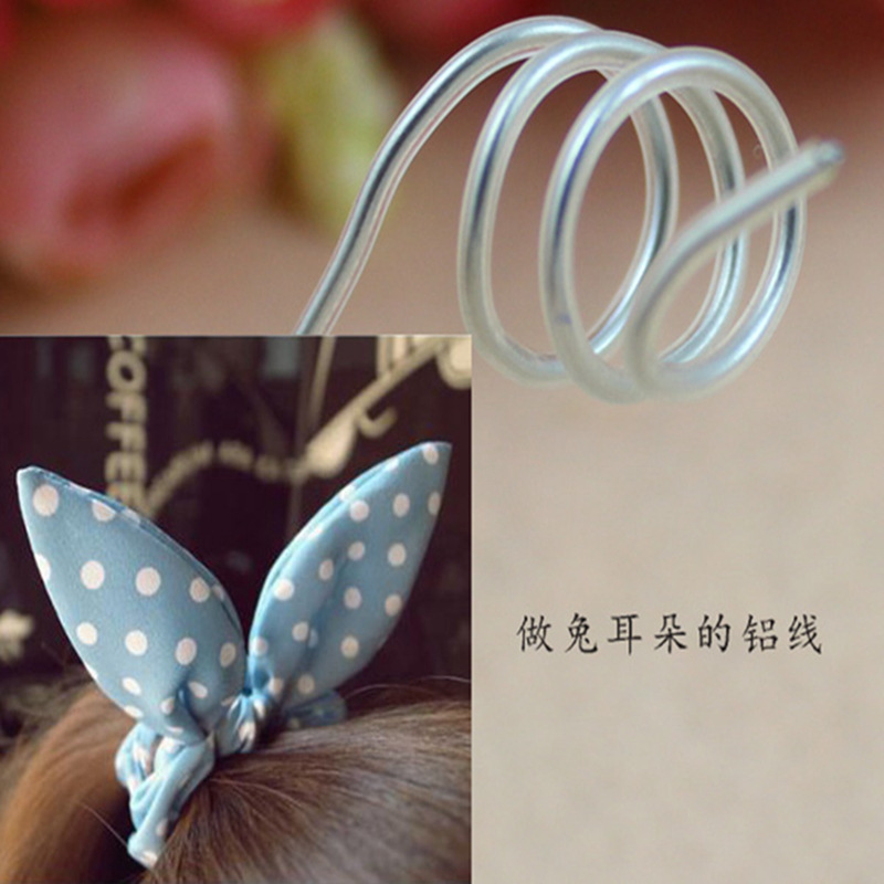 clothing hat shaping aluminum wire rabbit ears headband special plastic coated aluminum wire iron wire diy jewelry accessories