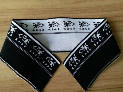 双面提花双丝光横机领