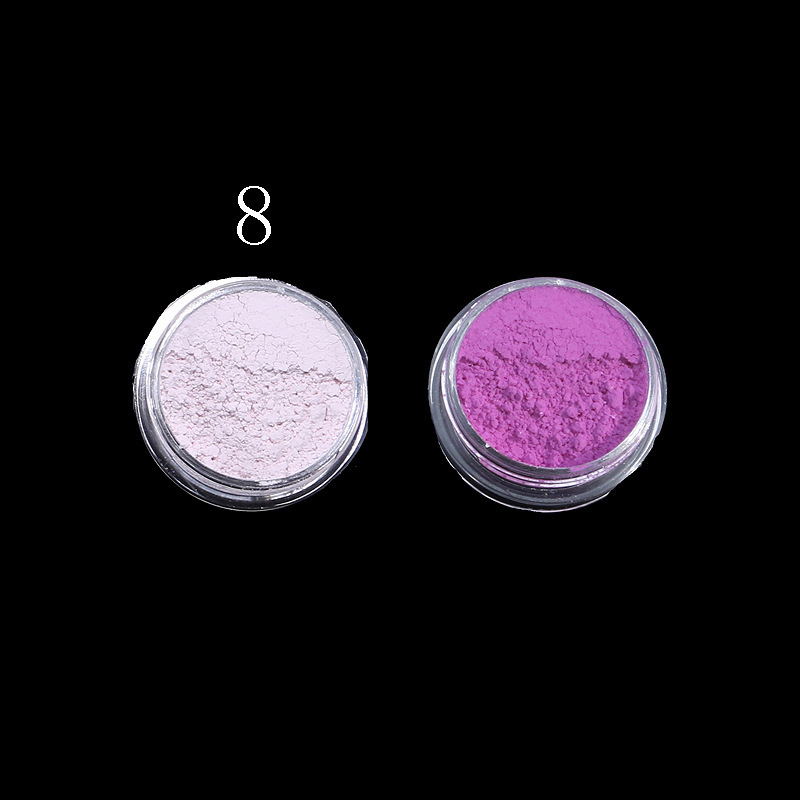 美甲光变粉 感光感温变色粉 热敏变色材料 环保无毒变色龙粉