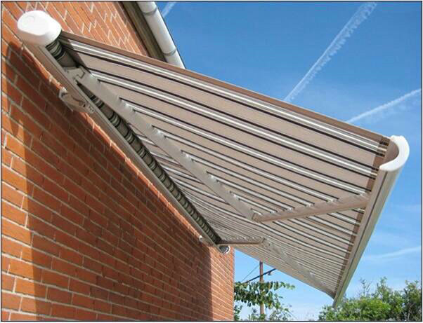 伸缩棚 曲臂式折叠伸缩遮阳雨篷 户外推拉伸缩蓬定做电动遮阳棚