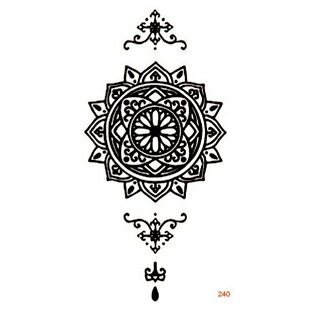 复古欧美蕾丝纹身贴优雅小清新镂空纹身贴纸防水环保个性贴纸批发