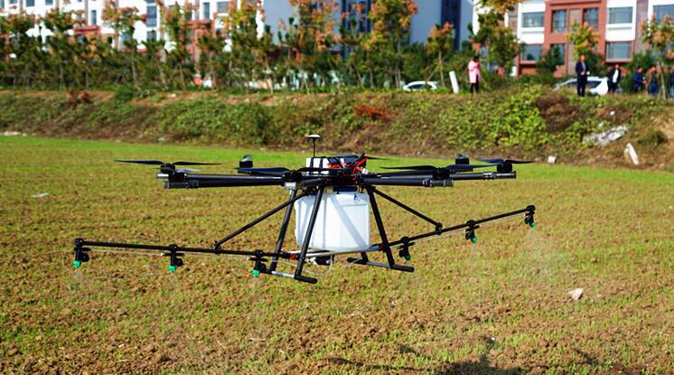 农用无人打药机 喷洒农药满载20公斤八轴机器