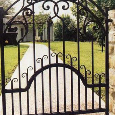 欧式风格铁艺铁门庭院门入户门单开门可定做