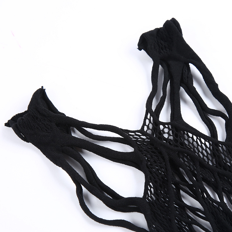 外贸情趣内衣性感渔网丝袜定制 欧美成人镂空连体袜一件代发