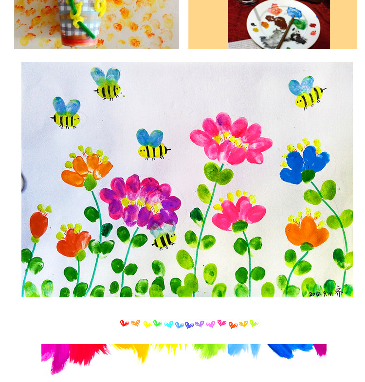 20   实木亚克力玻璃画框相框 儿童幼儿园diy绘画创意涂鸦手绘美术