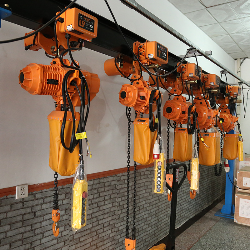 厂家直销固定式环链电动葫芦跑车运行式环链葫芦低静空环链葫