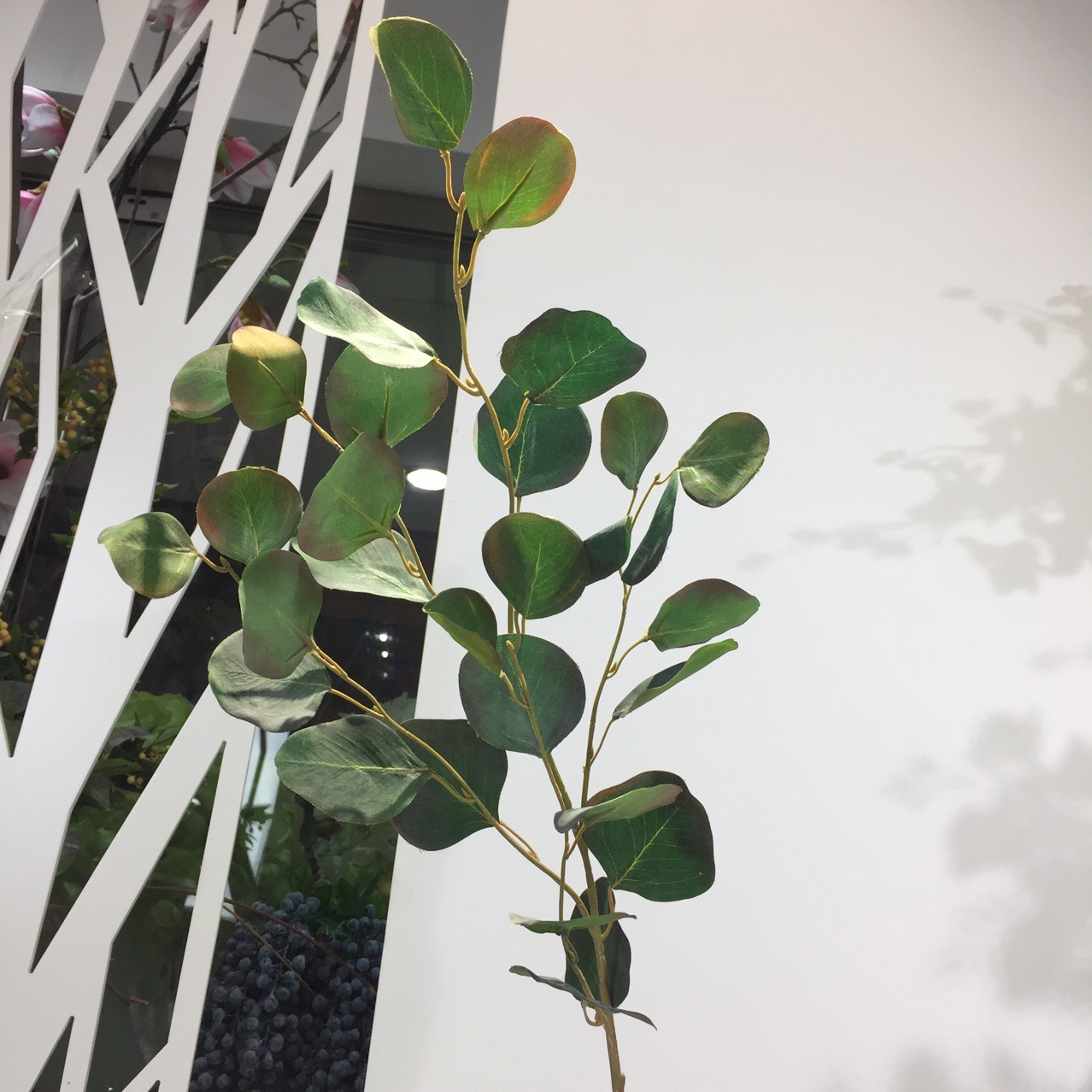 仿真花批发 仿真圆叶尤加利金钱叶酒店样板装饰桉树叶