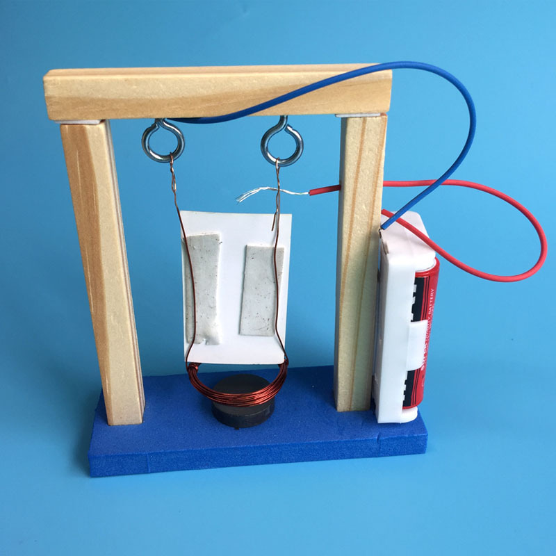 科技小制作 diy电磁摆小学生益智拼装手工制作材料创意电动秋千