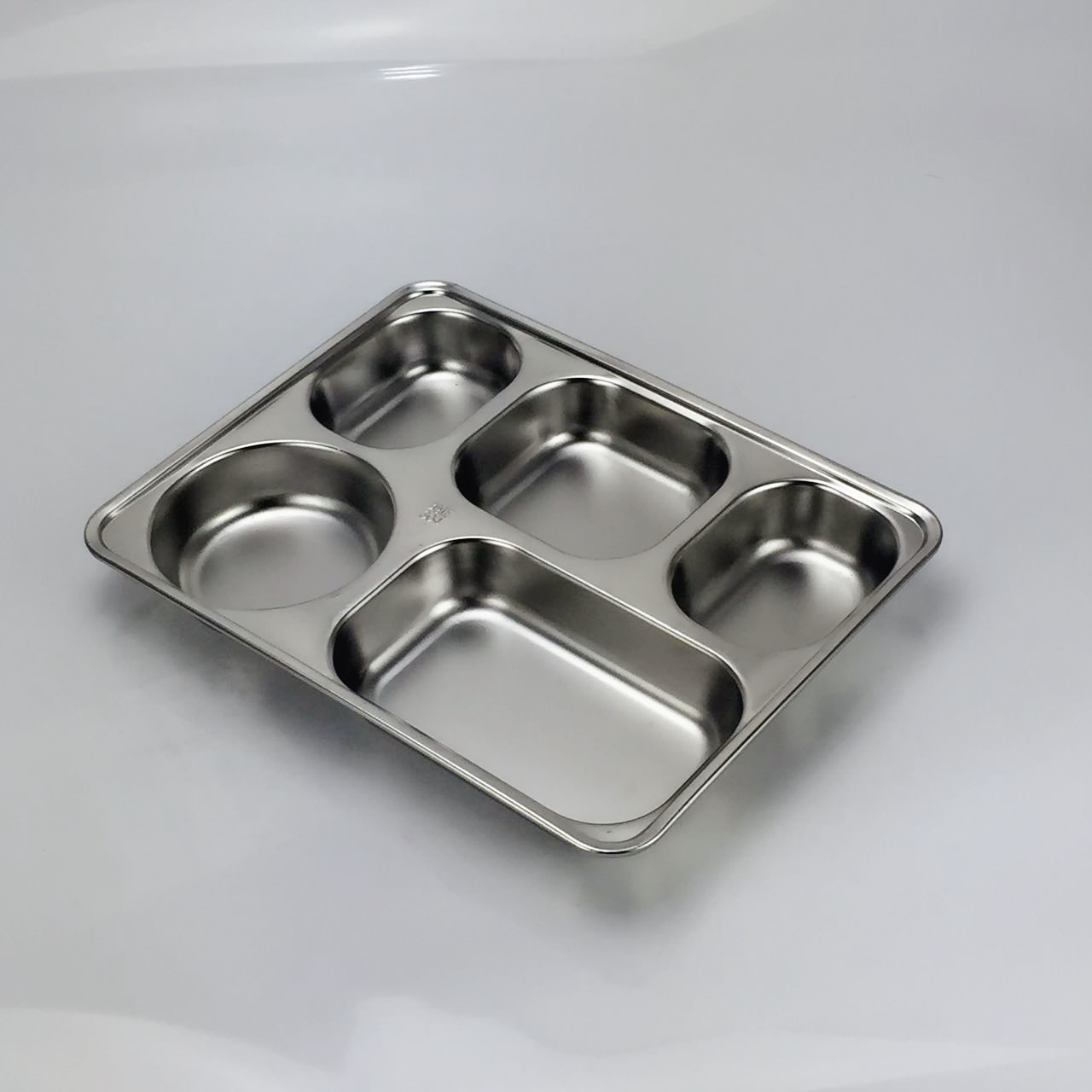 304不锈钢餐盒加深特大号分格餐盒带盖方形三四五格餐盘可印logo