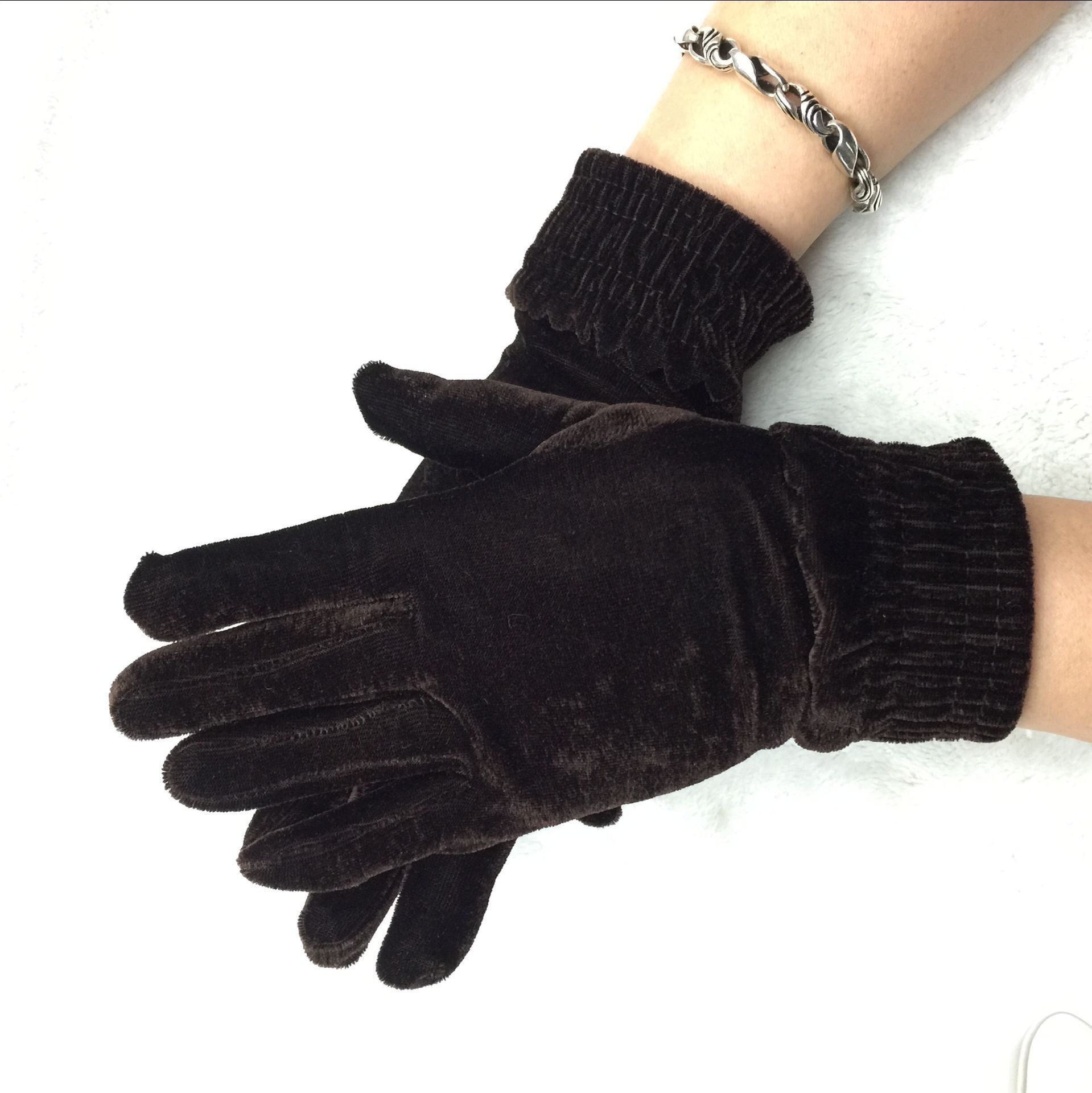 户外手套金丝绒 松紧时装表演礼仪手套女士手套 创意魔术手套批发