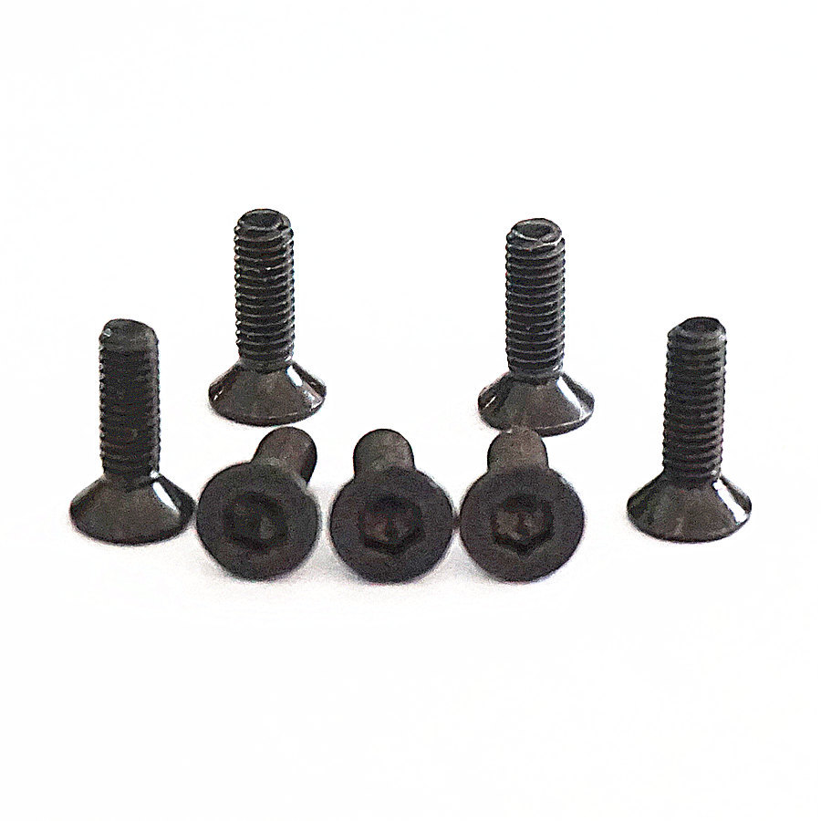 厂家直销平头内六角螺丝沉头自攻螺钉m3*6/8/10/2/16ka加硬黑锌