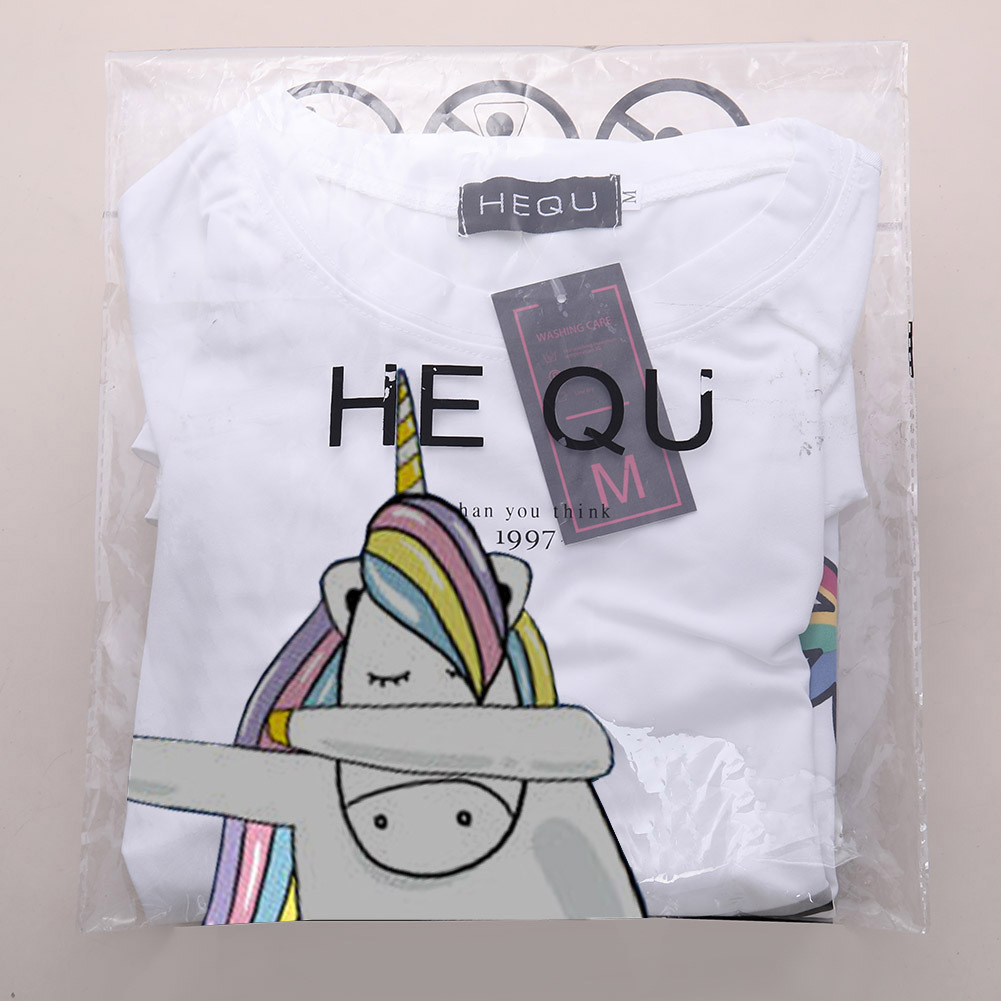 2017新款dabbing独角兽印花男士t恤 速卖通爆款情侣款短袖t恤