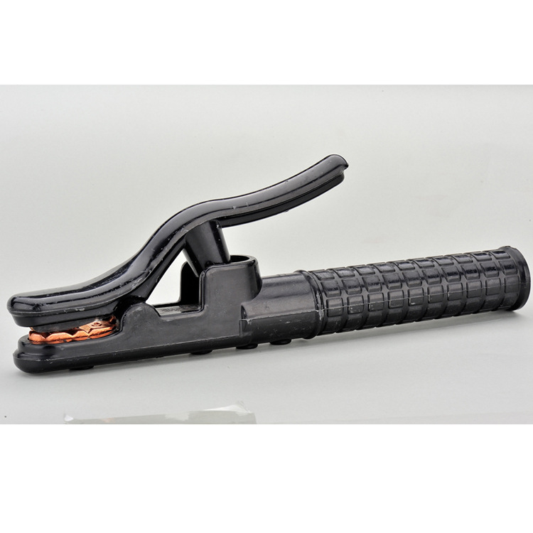 焊丰df1003 上铁下铜不烫耐摔手电焊钳纯铜锻压电焊把黑霸王