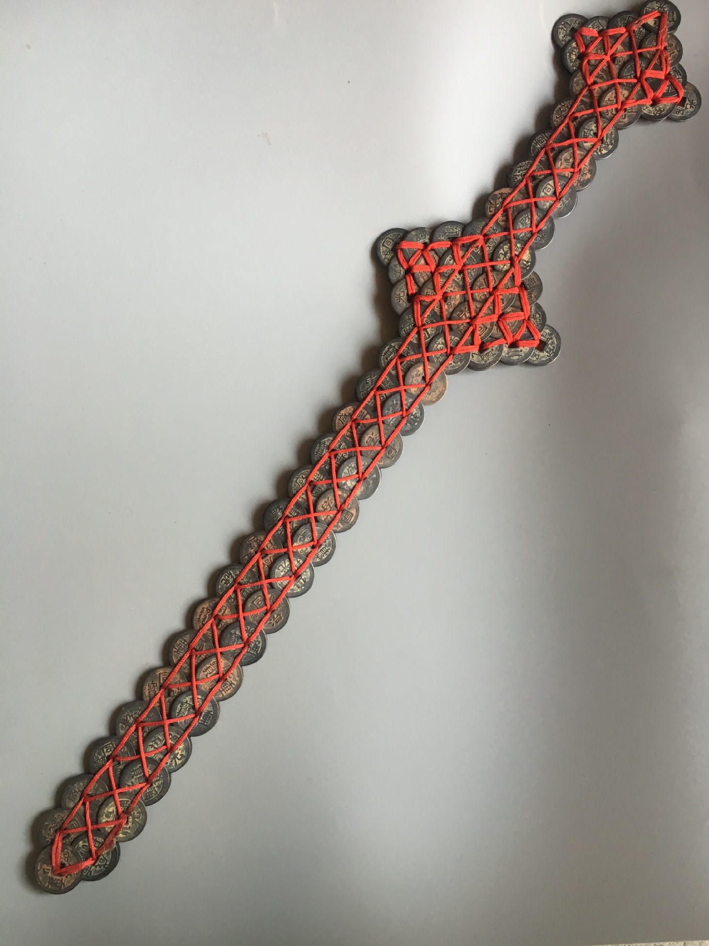 双排五帝钱铜钱剑金钱剑镇宅辟邪剑消灾纳福转运保平安