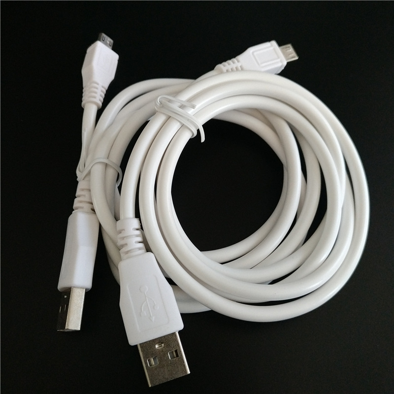 加粗加长头1米智能通用安卓手机数据线v8加长头micro数据线充电线