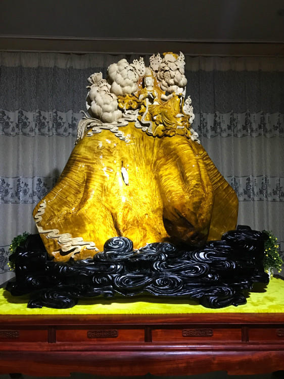 金丝楠木阴沉木乌木红木根雕摆件工艺品人物观音招财送礼家居摆设
