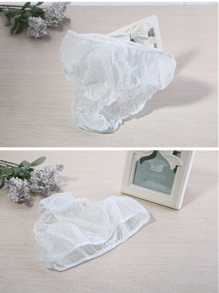 一口米 女士一次性内裤 旅游内裤 一包6条装 一次性内裤 产妇