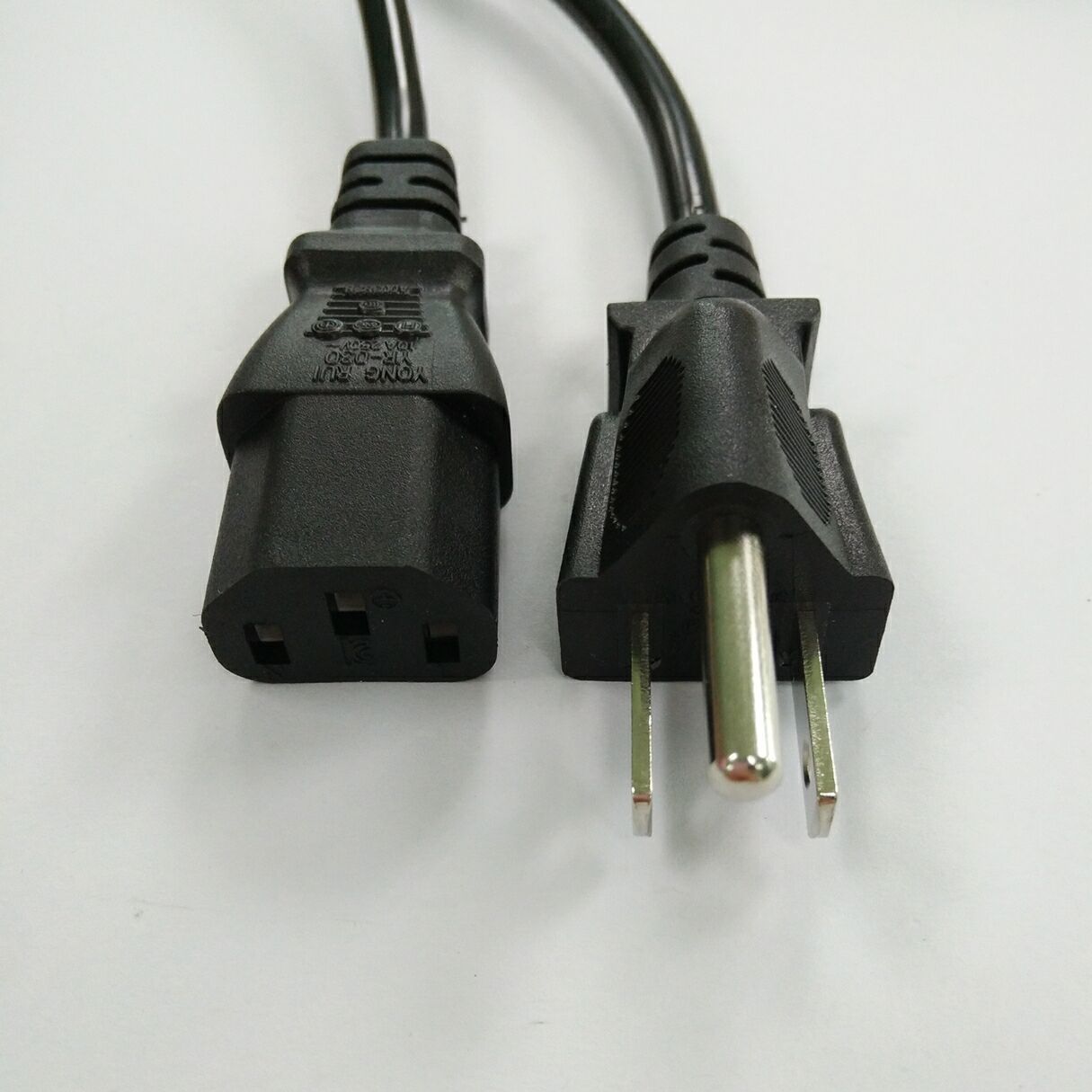 美规插头电源线 美式两插美标三插美国etl 认证电源线