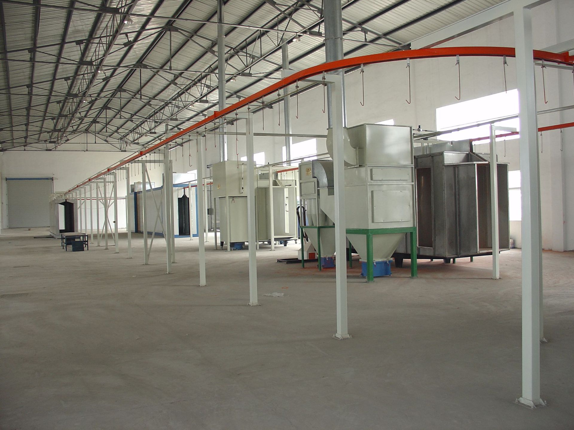 自动喷塑喷粉流水线 前处理喷淋磷化 涂装设备 静电喷涂生产线