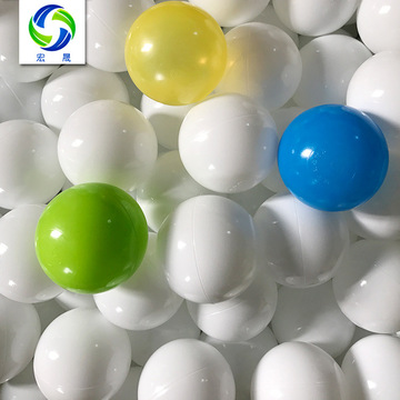 加厚海洋球透明软体波波球百万海洋球儿童淘气堡玩具球厂家定制